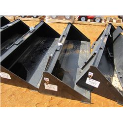 (UNUSED) TOMAHAWK 72" SMOOTH BUCKET, FITS SKID STEER LOADER