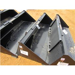 (UNUSED) TOMAHAWK 72" SMOOTH BUCKET, FITS SKID STEER LOADER