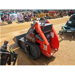 THOMAS MINI LOADER, S/N ML00540, W/GP BUCKET, AUGER & TRENCHER