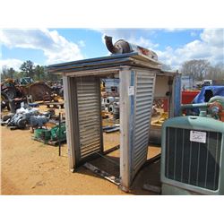 CONDER 125KW GENERATOR SET, DETROIT DIESEL FUEL TANK, METAL COVER