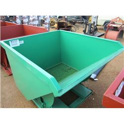 STANDARD DUTY 2 CUBIC YARD SELF DUMPING HOPPER, 4,000# CAP
