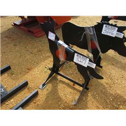 3/8 AR500 STEEL COYOTE SHOOTING TARGET W/ HEART FLAPPER