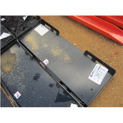 (UNUSED) TOMAHAWK QUICK TACH MOUNT PLATE, FITS SKID STEER LOADER