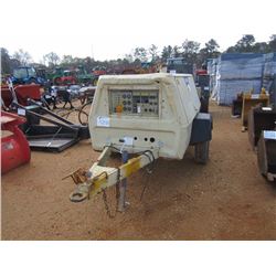 INGERSOLL- RAND GENERATOR, S/N 166666, DIESEL ENG, METER READING 16,543 HOURS