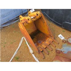 24" BUCKET, FITS CAT 410D LOADER BACKHOE