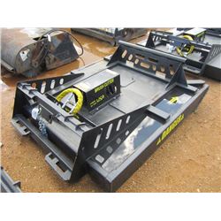 (UNUSED) WILDKAT HEAVY DUTY BRUSH CUTTER, FITS SKID STEER LOADER