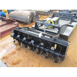 (UNUSED) WILDKAT 72" ROTOTILLER, FITS SKID STEER LOADER