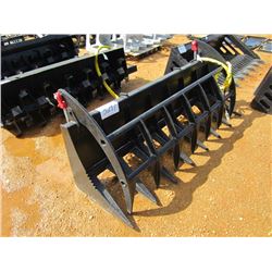 (UNUSED) WILDKAT 78" ROOT GRAPPLE, FITS SKID STEER LOADER