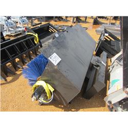 76" HYD BROOM, FITS SKID STEER LOADER