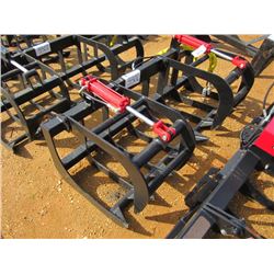 (UNUSED) WILDKAT 72" TINE GRAPPLE, FITS SKID STEER LOADER