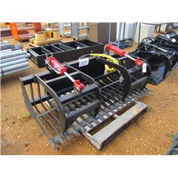 72" HYDRAULIC GRAPPLE, FITS SKID STEER LOADER