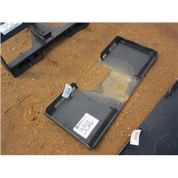 (UNUSED) WILDKAT QUICK ATTACH PLATE, FITS SKID STEER LOADER