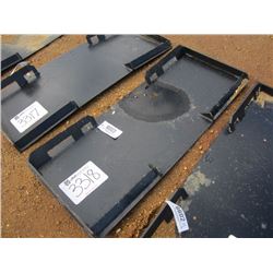 (UNUSED) WILDKAT QUICK ATTACH PLATE, FITS SKID STEER LOADER