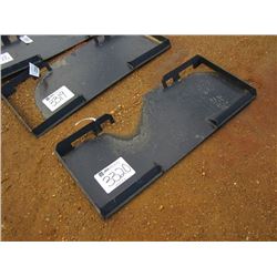 (UNUSED) WILDKAT QUICK ATTACH PLATE, FITS SKID STEER LOADER