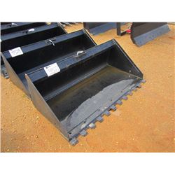 (UNUSED) WILDKAT 63" LOW PRO BUCKET, FITS SKID STEER LOADER