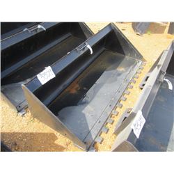 (UNUSED) WILDKAT 72" LOW PRO BUCKET, FITS SKID STEER LOADER