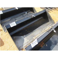 (UNUSED) WILDKAT 78" LOW PRO BUCKET, FITS SKID STEER LOADER
