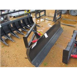 (UNUSED) WILDKAT 96" SNOW PLOW, FITS SKID STEER LOADER