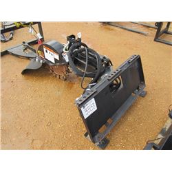 (UNUSED) QUICK ATTACH STUMP GRINDING, S/N 1027505, FITS SKID STEER LOADER