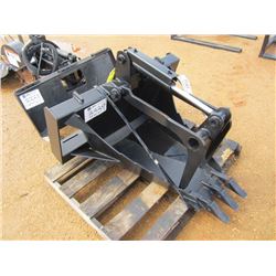 STUMP BUCKET W/ TOP CLAMP, FITS SKID STEER LOADER