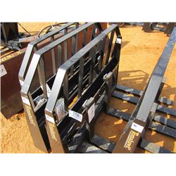 (UNUSED) TOMAHAWK FORK FRAME (WITH 42" FORKS) FITS SKID STEER LOADER