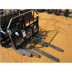 (UNUSED) TOMAHAWK FORK FRAME (WITH 42 " FORKS) FITS SKID STEER LOADER