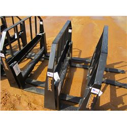 (UNUSED) TOMAHAWK FORK FRAME (WITH 42 " FORKS) FITS SKID STEER LOADER