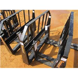 (UNUSED) TOMAHAWK FORK FRAME (WITH 42" FORKS) FITS SKID STEER LOADER
