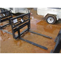 (UNUSED) WILDKAT FORK SET, FITS SKID STEER LOADER
