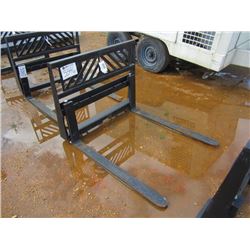 (UNUSED) WILDKAT FORK SET, FITS SKID STEER LOADER