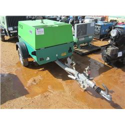 ATMOS POP28 AIR COMPRESSOR, S/N TK9P28BFK8AAH3164, DIESEL ENGINE, METER READING 536 HOURS