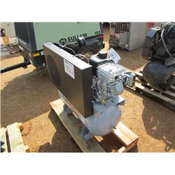 (UNUSED) IRON HORSE TANK MTD AIR COMPRESSOR W/ GAS ENGINE