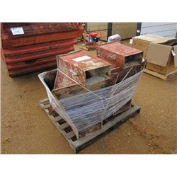 1 LOT (6) CONCRETE CURBING CHUTES