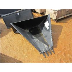 (UNUSED) TOMAHAWK STUMP BUCKET, FITS SKID STEER LOADER