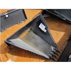 (UNUSED) TOMAHAWK STUMP BUCKET, FITS SKID STEER LOADER