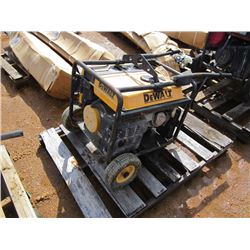 DEWALT 6000 GENERATOR, S/N 52843, HONDA GAS ENG