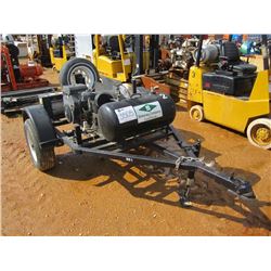 VOLT SMOOTH WAVE MASTER AMERICA GENERATOR/ AIR COMPRESSOR, S/N 05C3587, KOHLER GAS MOTOR, AIR TANK, 