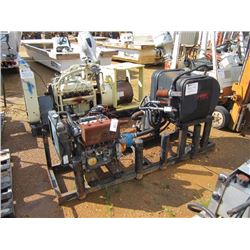 HYD PUMP, HYD OIL TANK, LISTER-PETTER DIESEL ENG, SKID MTD