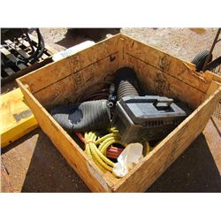 1 LOT SEWER TESTING EQUIPMENT, SEWER PLUGS, & ENGINE SCREENS