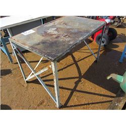 34" X 54" METAL TABLE