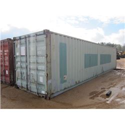 40' STEEL SHIPPING CONTAINER