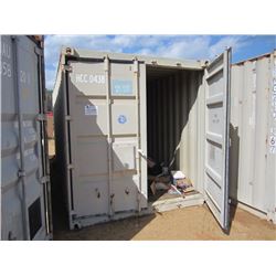 8' X 20' SHIPPING CONTAINER, S/N 14-001-05MD,