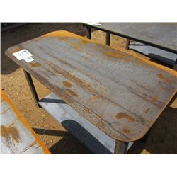 HEAVY DUTY 30X57 WELDING SHOP TABLE WITH SHELF