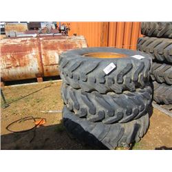 1 LOT (3) 14.00-24 TIRES & RIMS