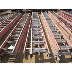 1 LOT (2) 32' FIBERGALSS EXTENSION LADDER