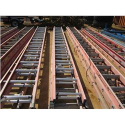 1 LOT (2) 32' FIBERGALSS EXTENSION LADDER