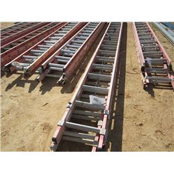 1 LOT (2) 40' FIBERGLASS EXTENSION LADDER