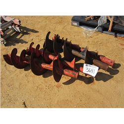 1 LOT (4) MISC SIZE AUGER BITS