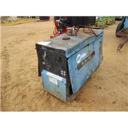 MILLER BIG BLUE 251D DC ARC WELDER, TRAILER MTD