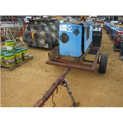 MILLER BIG BLUE 251D DC ARC WELDER, TRAILER MTD